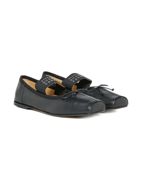 MM6 Maison Margiela Kids bow-detail ballerina