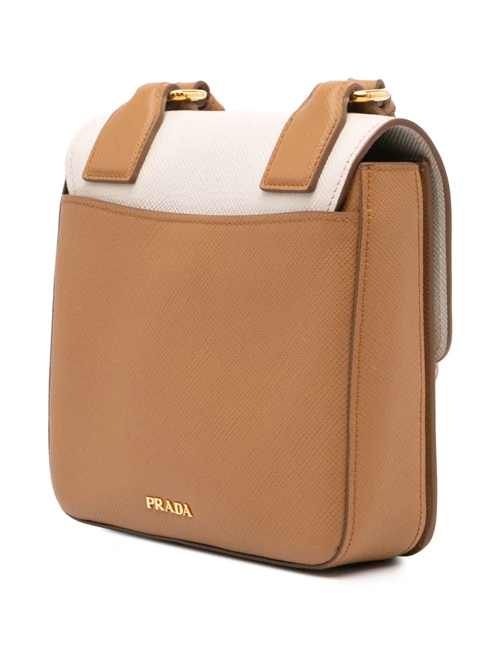Prada Pre-Owned 2013-2024 Bicolor Saffiano Cuir Flap crossbody bag | Pre-Owned | Image 2