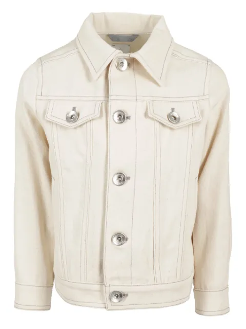 Eleventy Kids shirt-collar cotton jacket