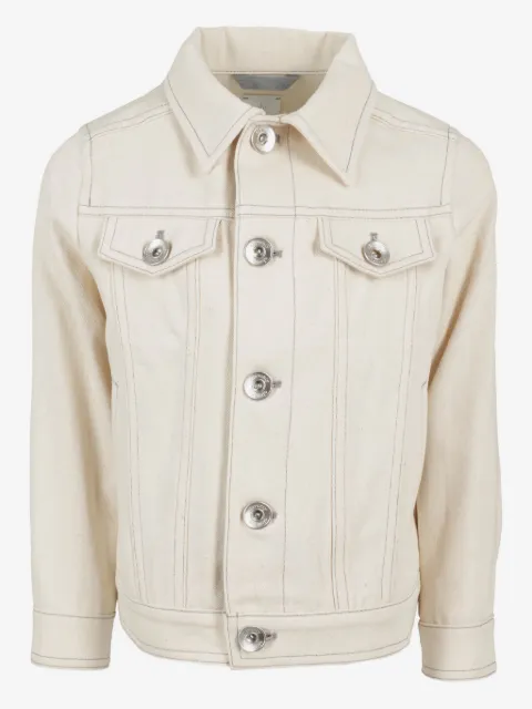 Eleventy Kids Katoenen jack met shirtkraag