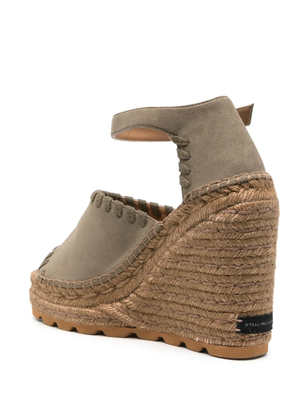 Stella McCartney 100mm Gaia espadrilles Green