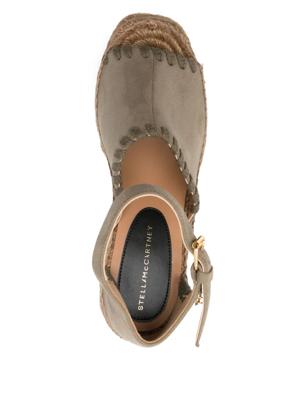 Stella McCartney 100mm Gaia espadrilles Green