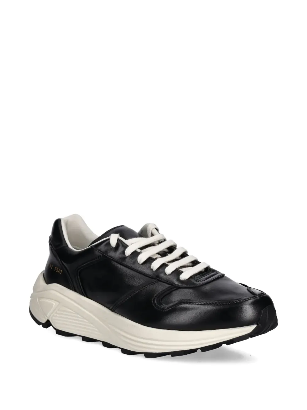 Common Projects Premium Runner leather sneakers Black
