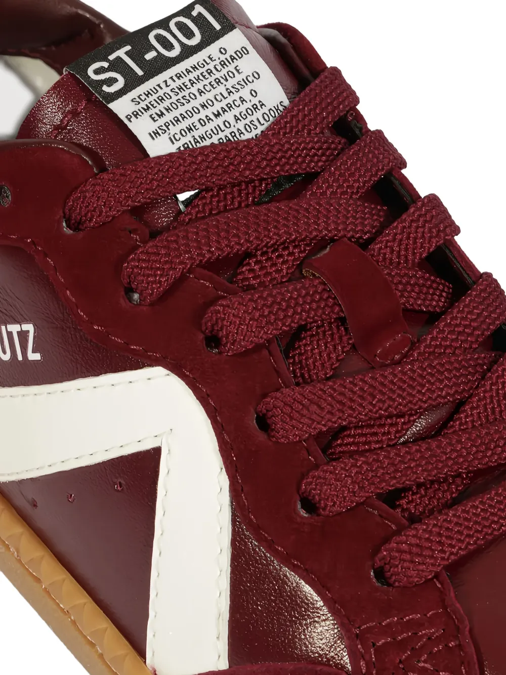 SCHUTZ 30MM PANELLED LOW-TOP SNEAKERS 