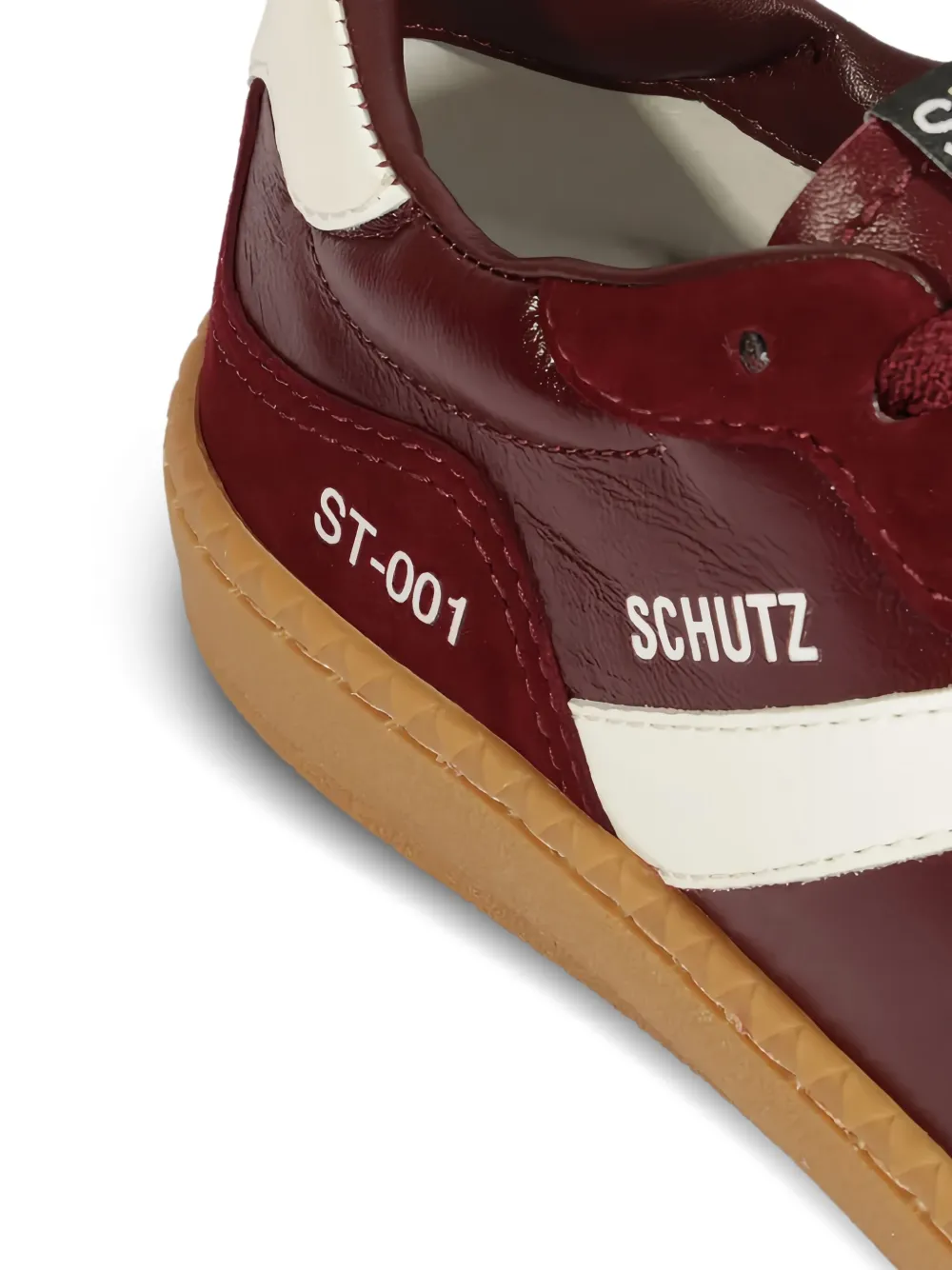 Schutz 30mm panelled low-top sneakers Red
