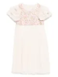 NEEDLE & THREAD KIDS Posy Bodice dress - Neutrals