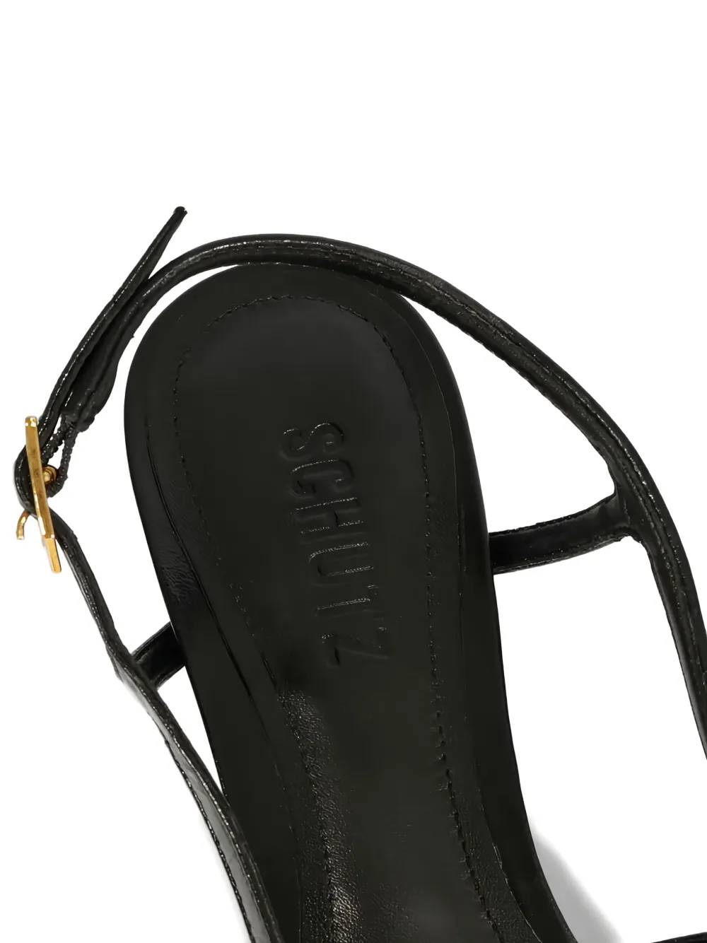 Schutz 40mm pointed-toe slingback pumps Black