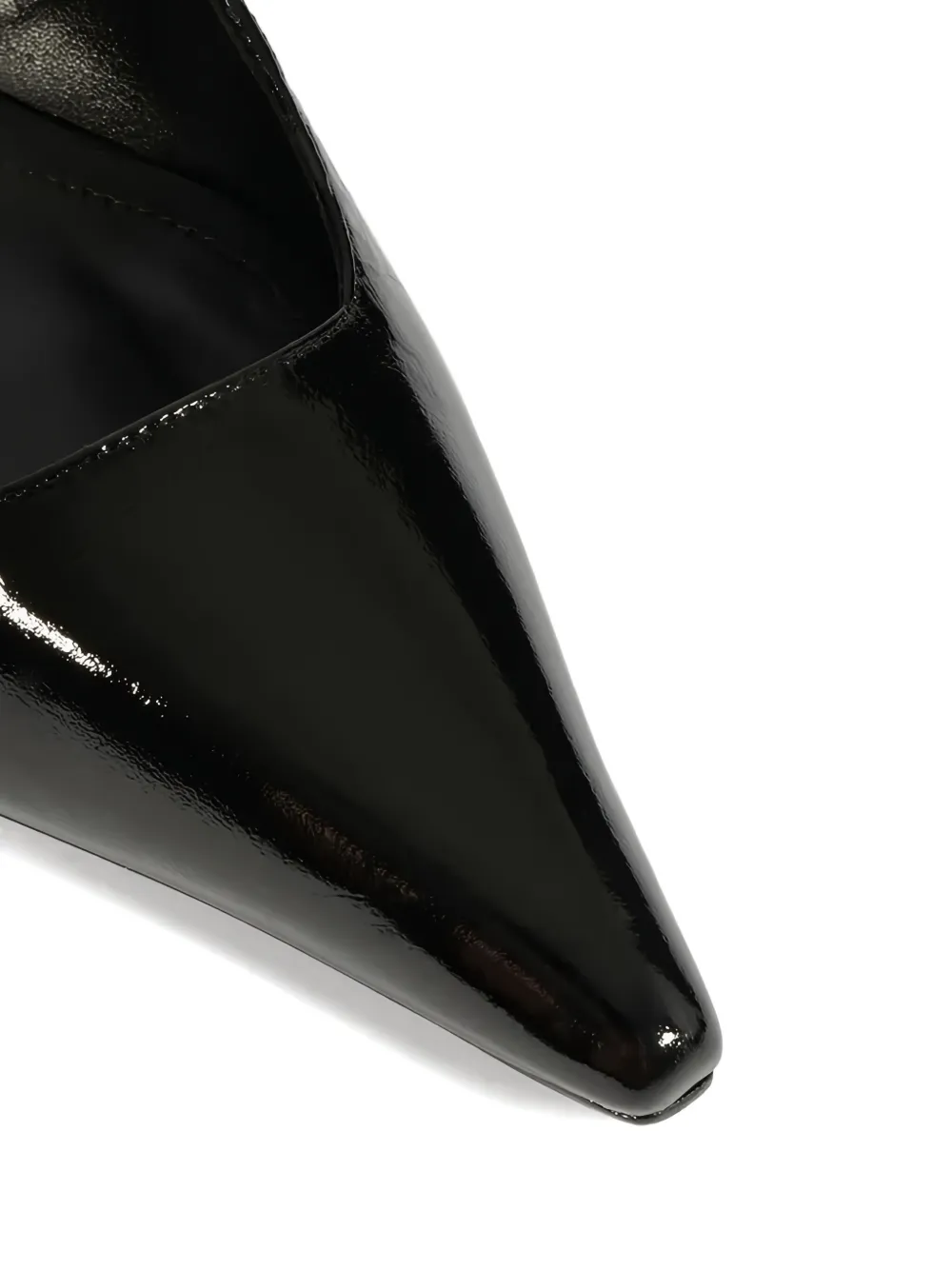 Schutz 40mm pointed-toe slingback pumps Black