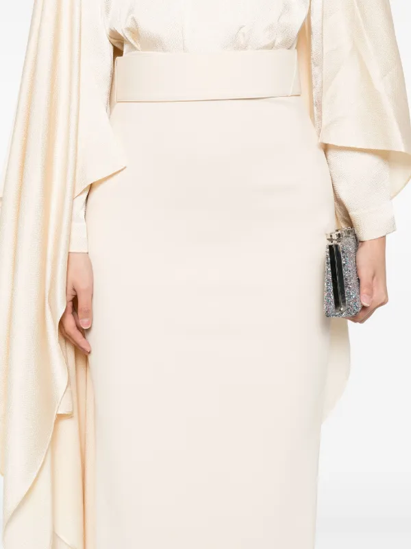 Solace London The Rosalia Maxi Dress | Yellow | FARFETCH
