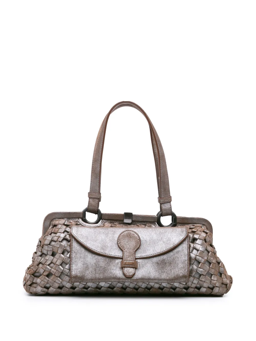 Bottega Veneta Pre-Owned sac porté épaule Édition limitée Intrecciato Frame (2000-2007) | Pre-owned | Image 2