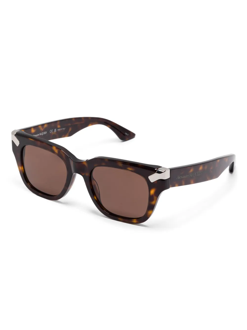 Alexander McQueen Punk Rivet Square sunglasses - Bruin
