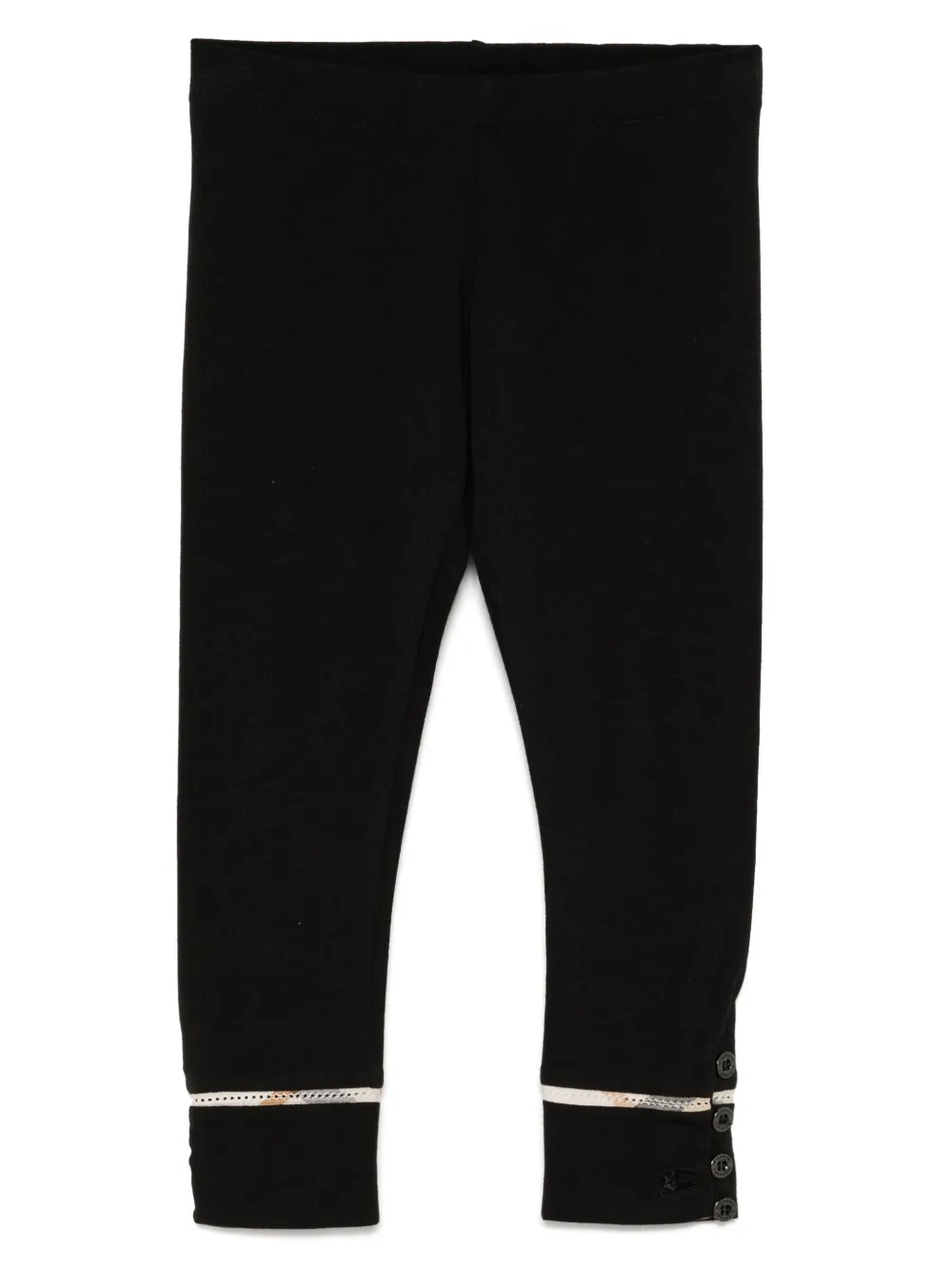 Burberry Kids Legging met elastische tailleband Zwart
