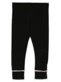 Burberry Kids elasticated waistband leggins - Black