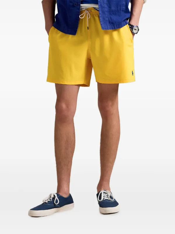 Swim Shorts Short Ralph Lauren Jaune Swim Shorts Maillot De Bain