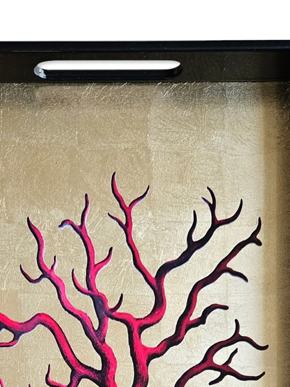 Les-Ottomans coral-print decorative tray (44cm x 25cm) | Decorative Trays & Plates | Image 2