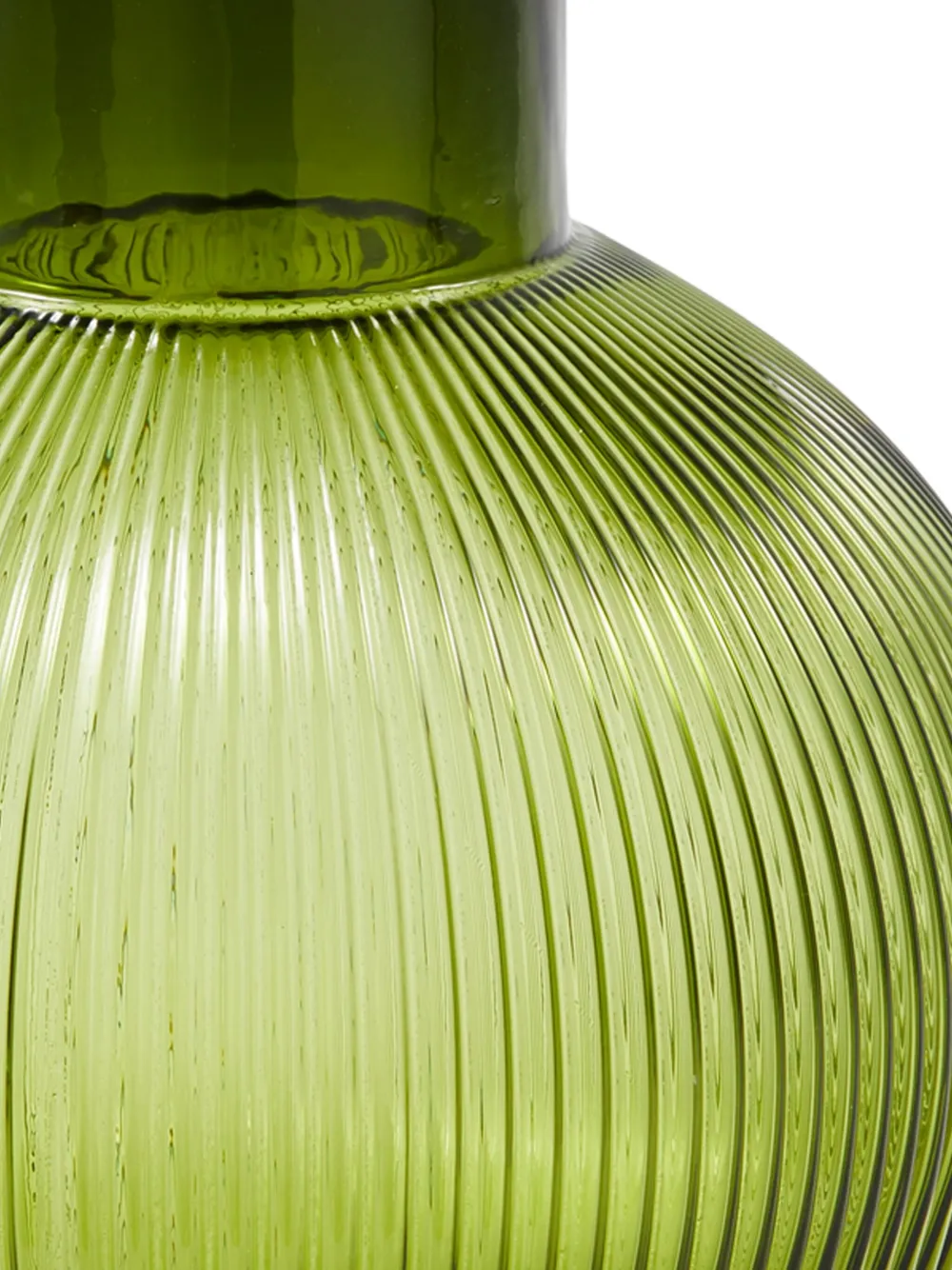 POLSPOTTEN Hot Air Balloon glass vase (23cm) - Groen