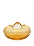 Gardeco Ocean Vidrio sculptured glass vase - Yellow