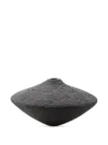 Gardeco Seixo Disco sculptural vase (32.5cm) - Black