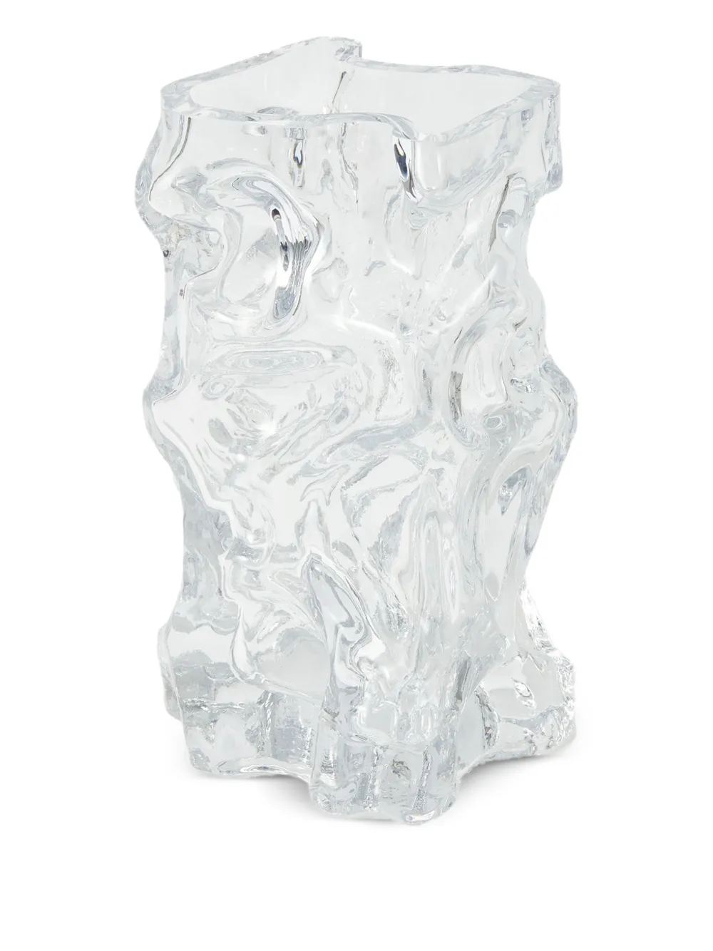 POLSPOTTEN vase sculptural en verre clair | Vases | Image 2