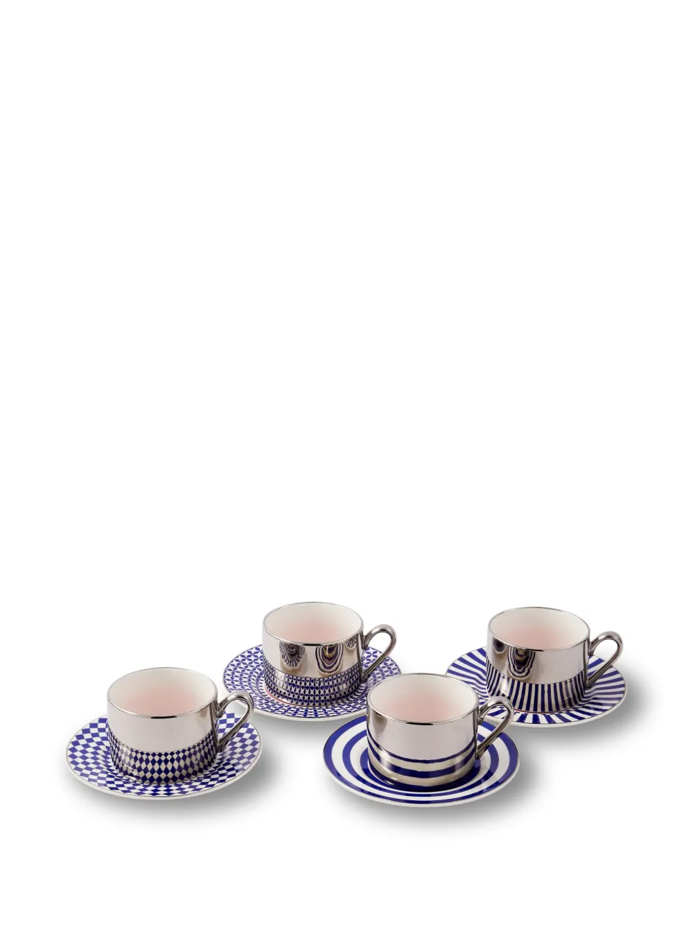 POLSPOTTEN Aunty coffee set (set of four) | Blue | Image 1