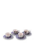 POLSPOTTEN Aunty coffee set (set of four) - Blue