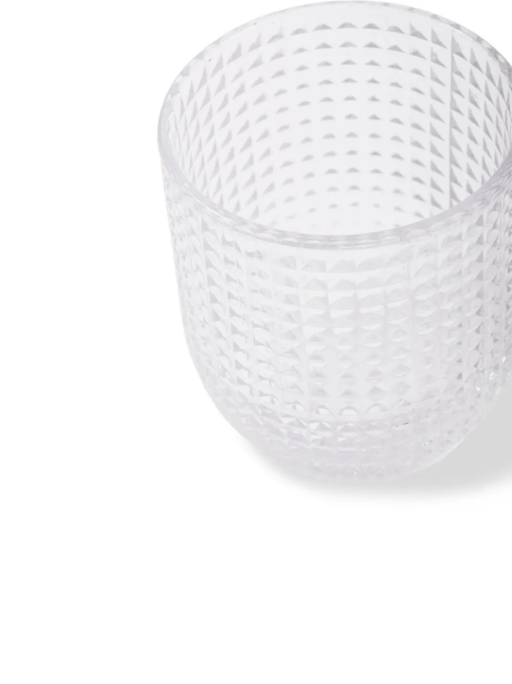 POLSPOTTEN Rooftop textured glass tumbler (set of four) | Glassware | Image 2