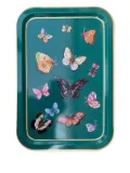Les-Ottomans Butterflies tray - Blue