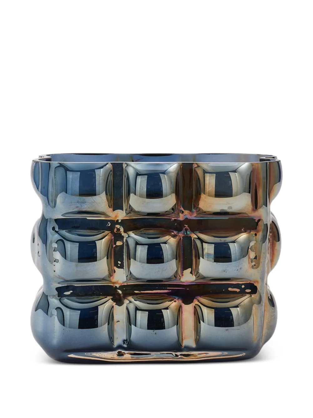 POLSPOTTEN small Bubble iridescent vase (17cm x 24cm x 19cm) | Blue | Image 1