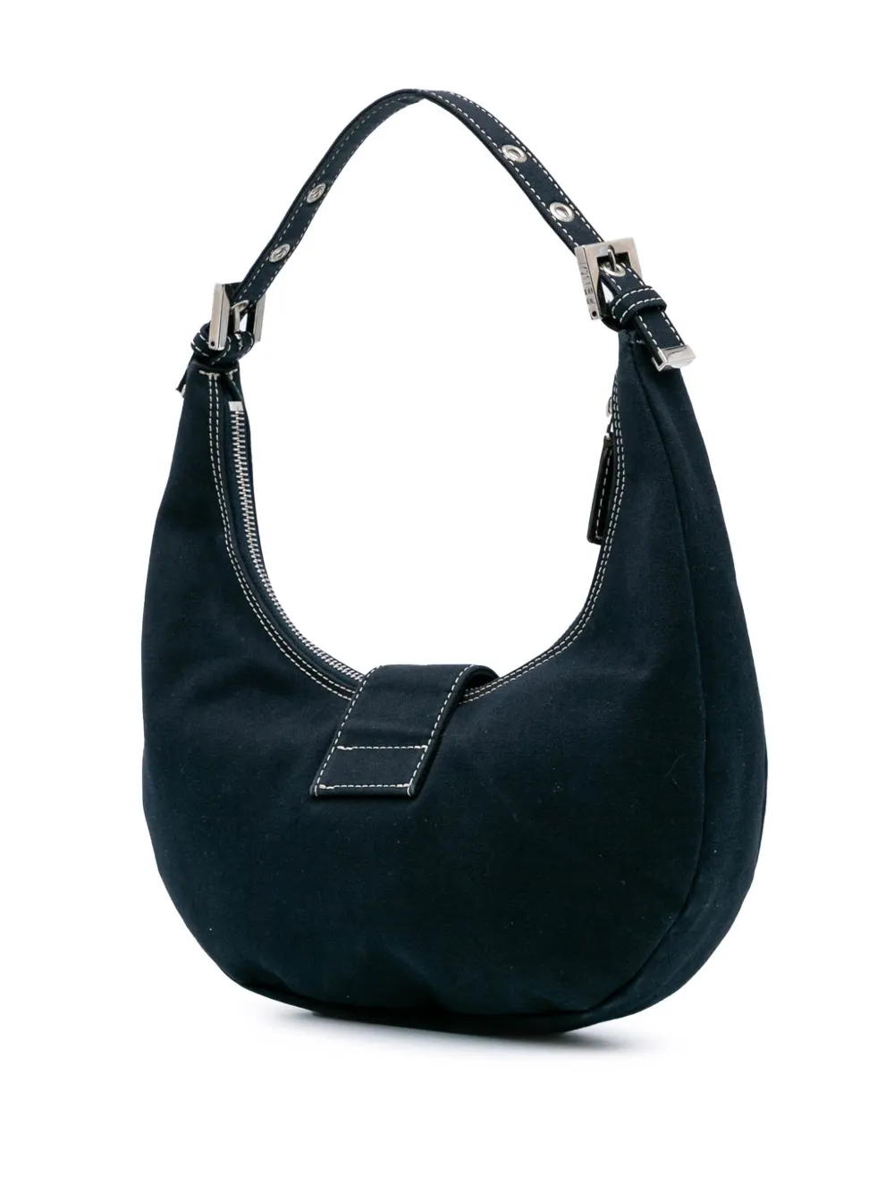 Fendi Pre-Owned 2000-2010 Canvas FF Marble Croissant shoulder bag | Pre-Owned | Image 2