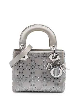 Christian Dior Pre-Owned 2018 ミニ サテン レディ ディオール