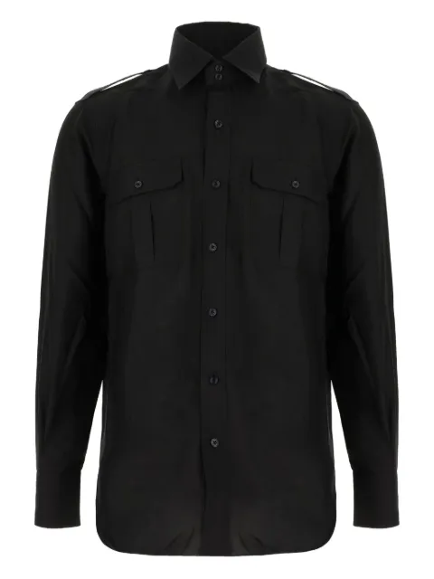TOM FORD double-pocket long-sleeve shirt