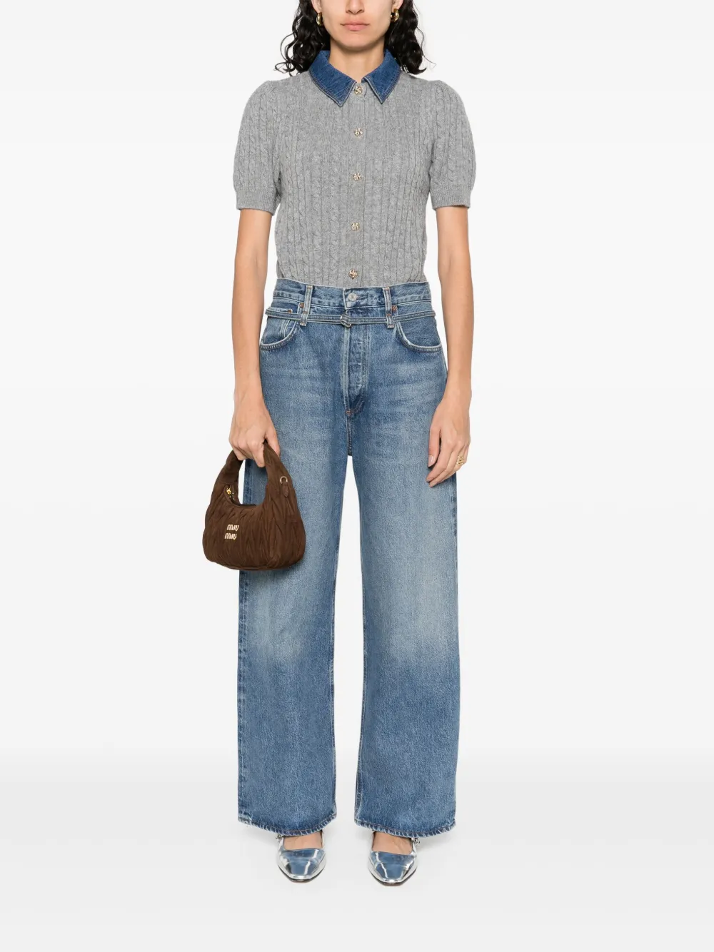 AGOLDE High waist jeans - Blauw