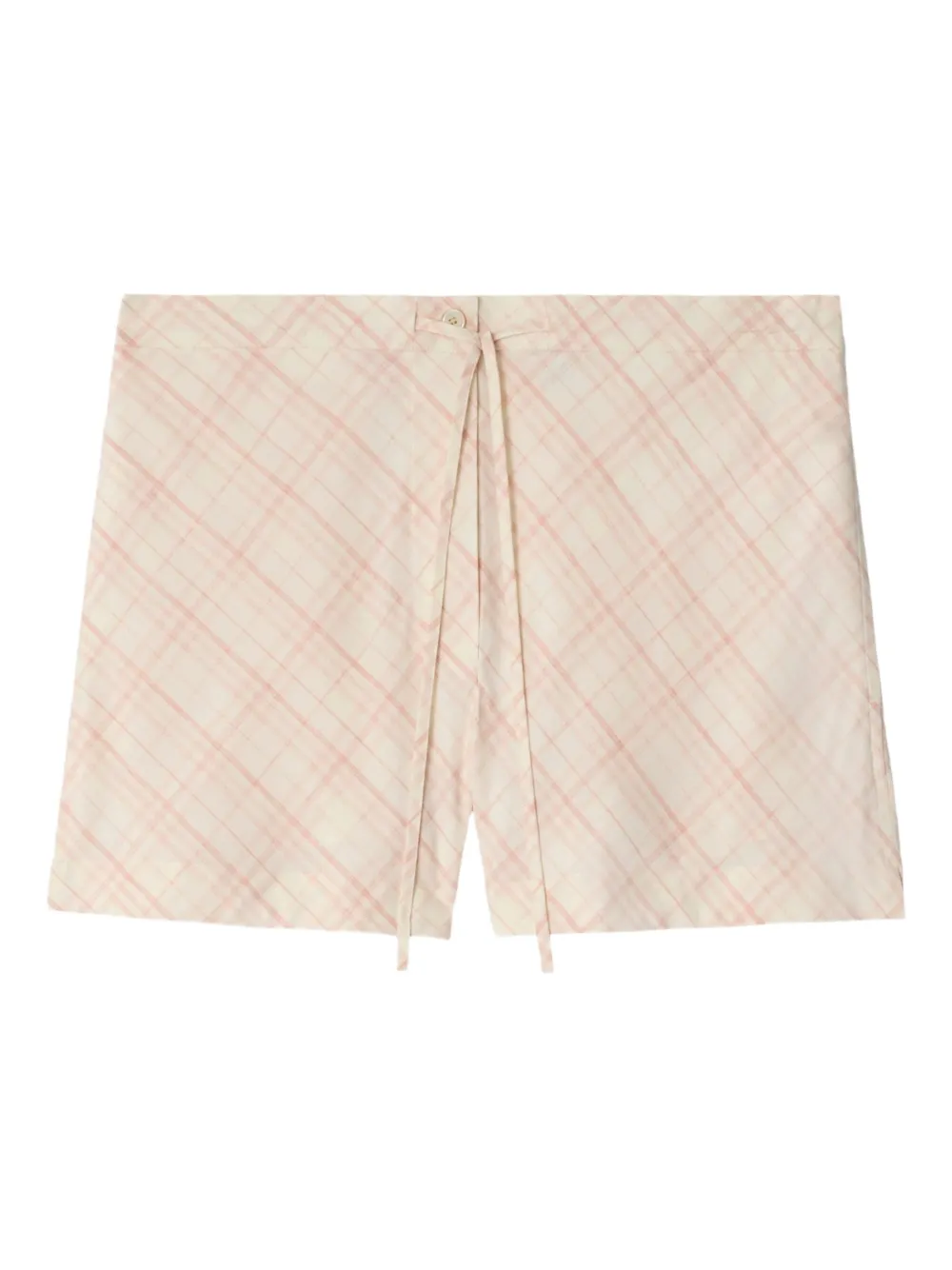 checked shorts