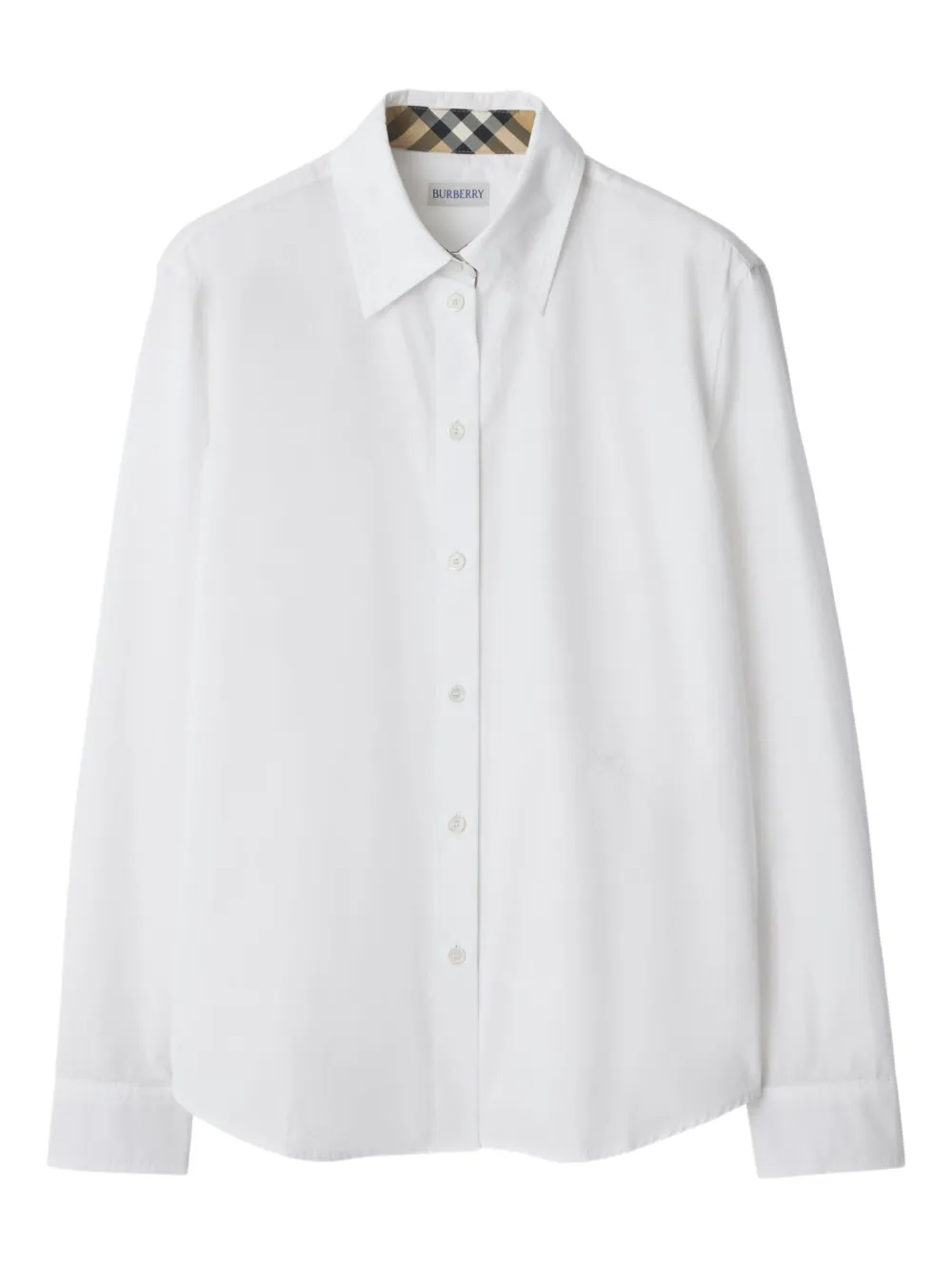 Burberry Popeline katoenen blouse Wit
