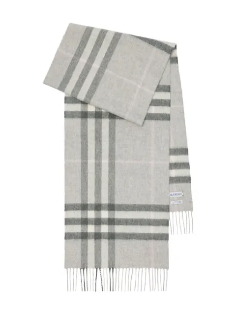 Burberry checked cashmere scarf