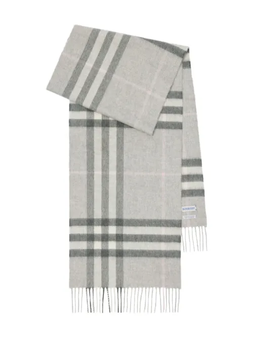 Écharpe en cachemire à carreaux - Burberry - Modalova