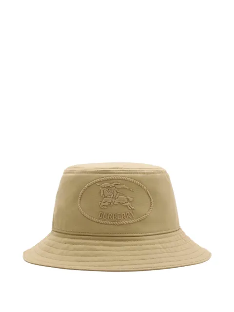 Burberry Equestrian Knight gabardine bucket hat