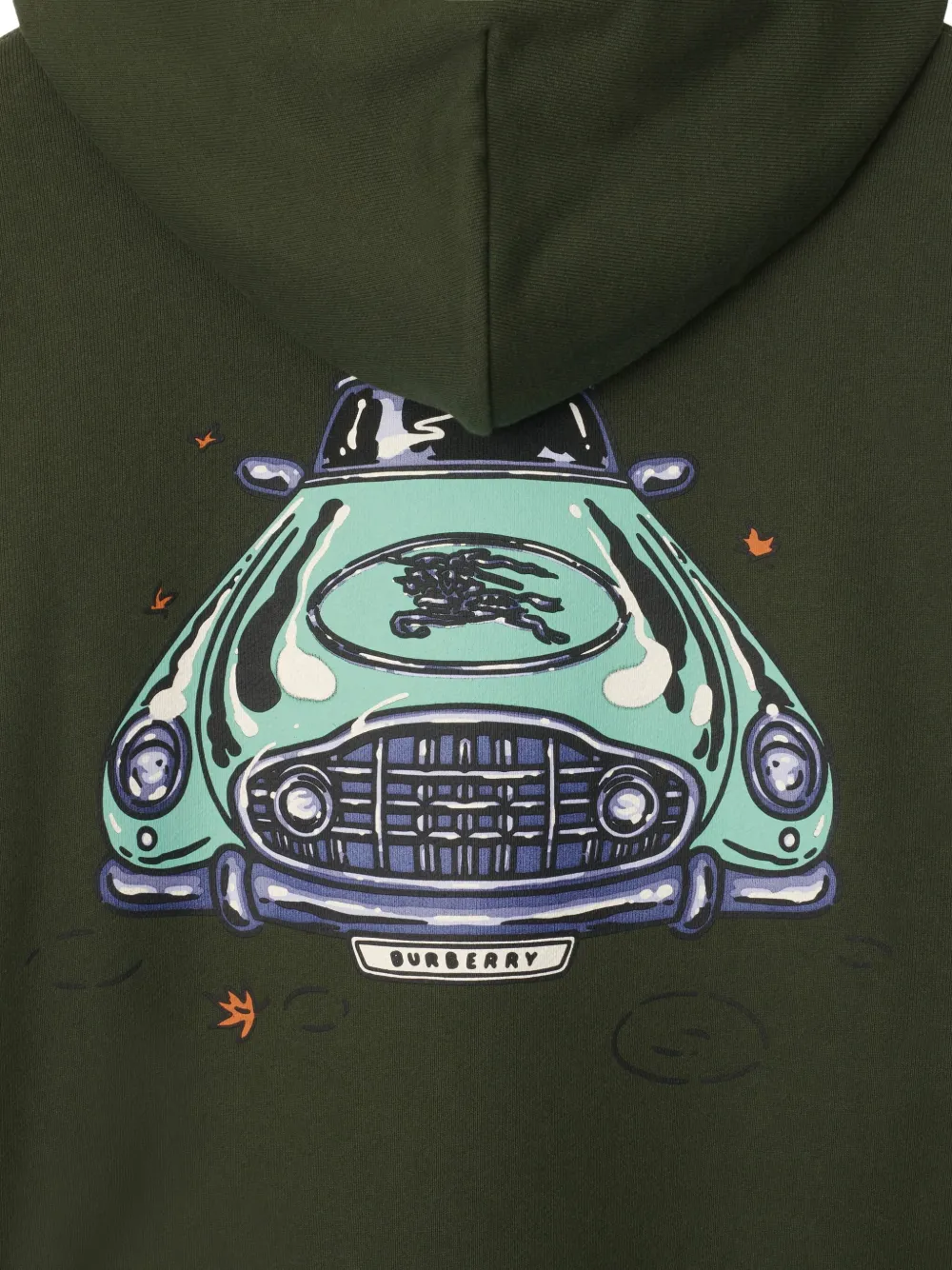Burberry Car hoodie Groen