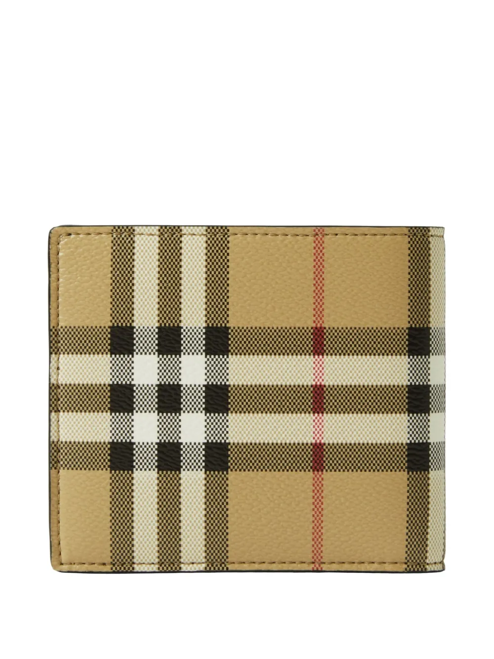 Burberry Geruite portemonnee Beige
