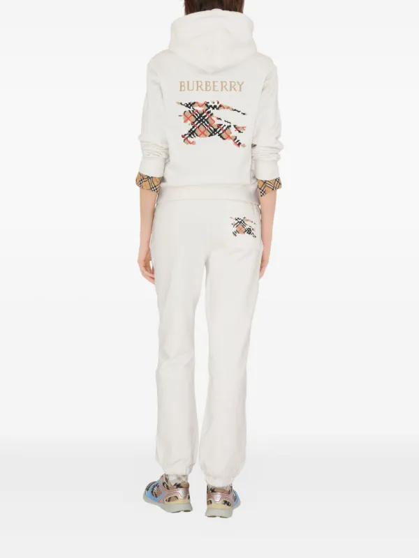 Burberry Cross Stitch EKD​ Track Pants White FARFETCH PH