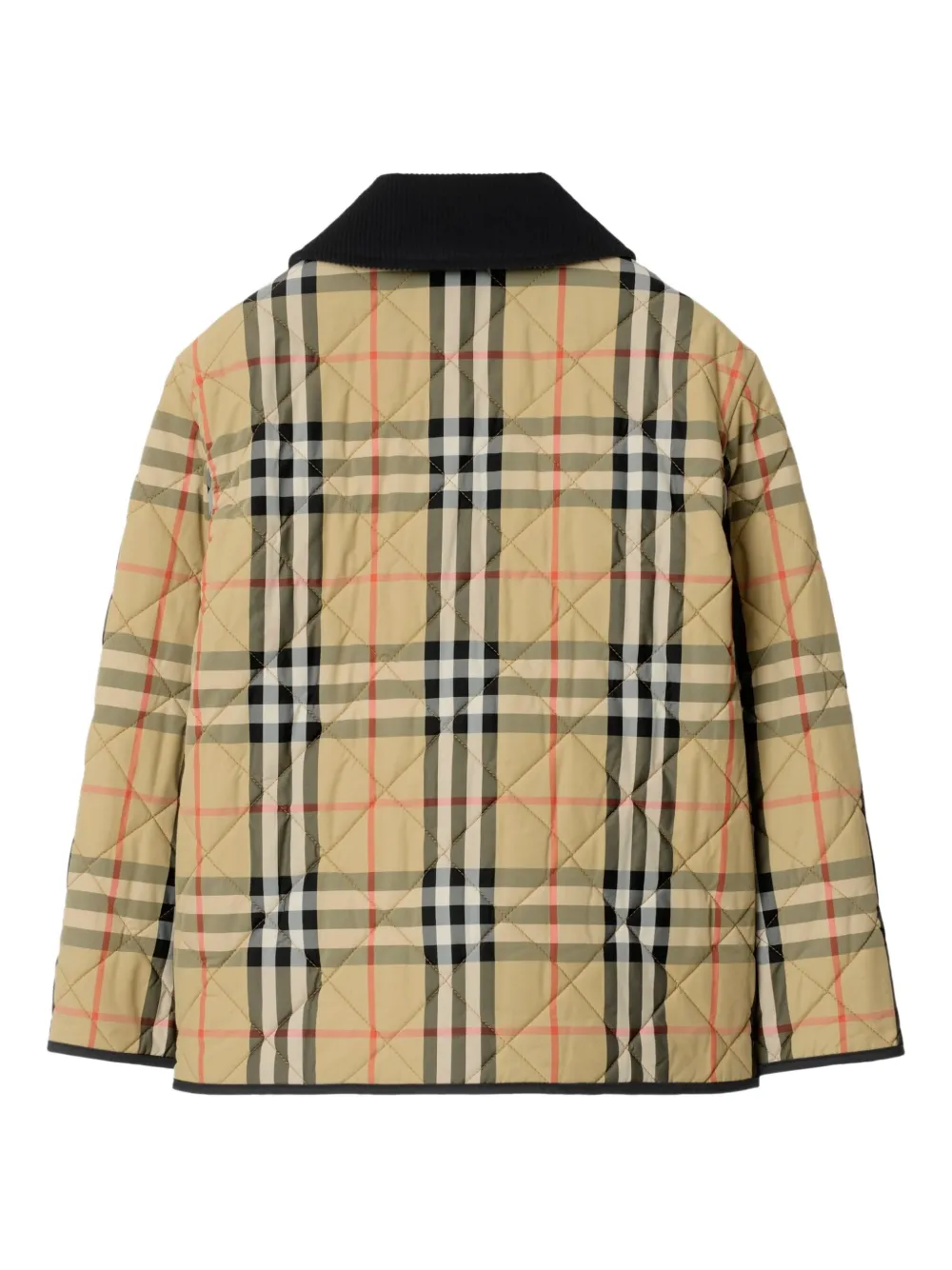Burberry Kids Geruit jack Beige