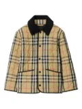 Burberry Kids checkered jacket - Neutrals