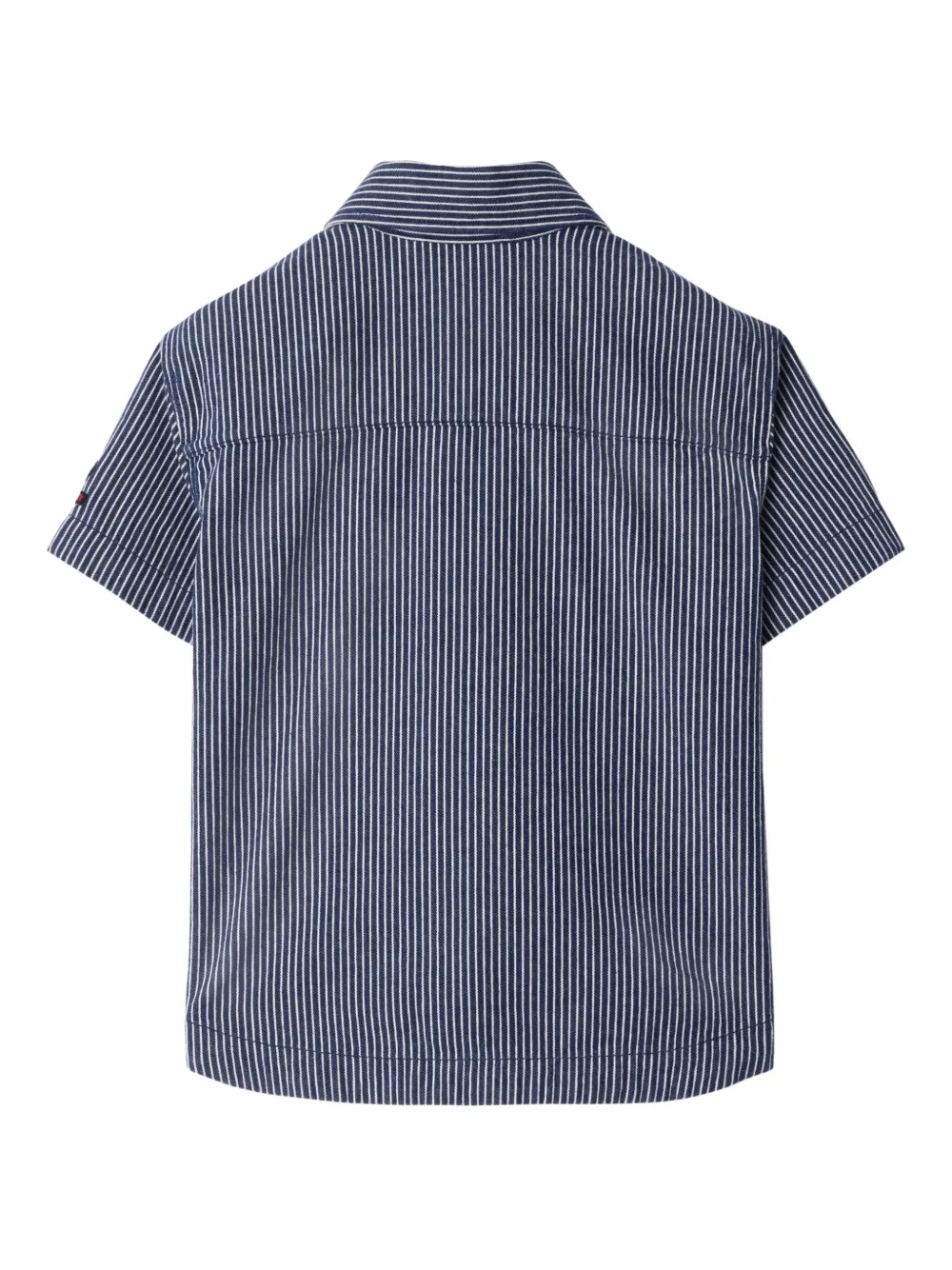 Burberry Kids Gestreept spijkershirt Blauw