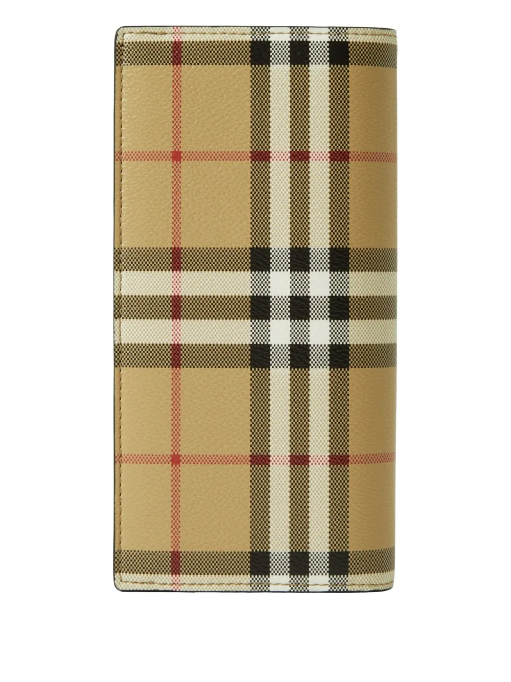Burberry Canvas Checkered Bifold Wallet