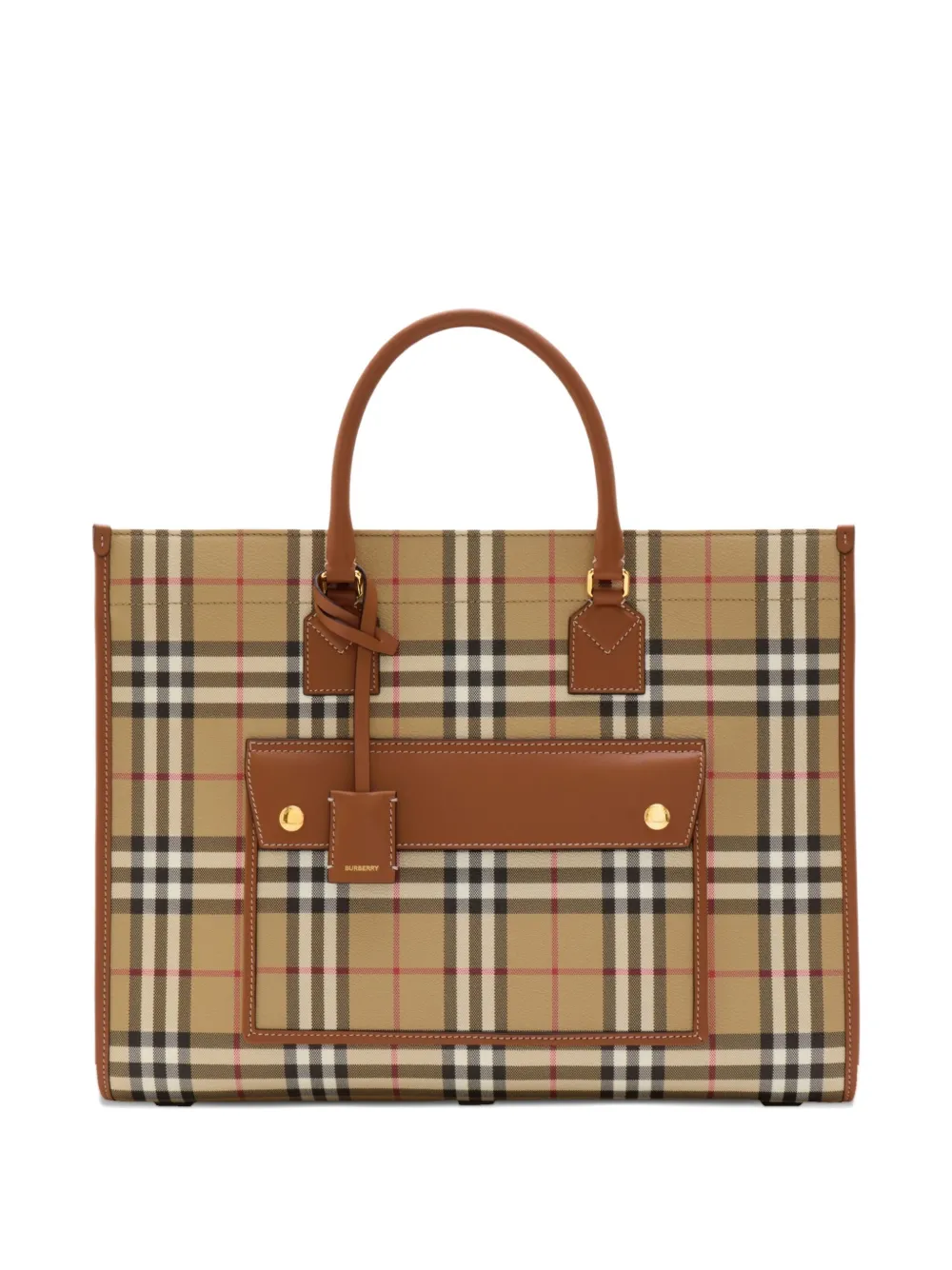 Burberry Freya medium shopper Bruin