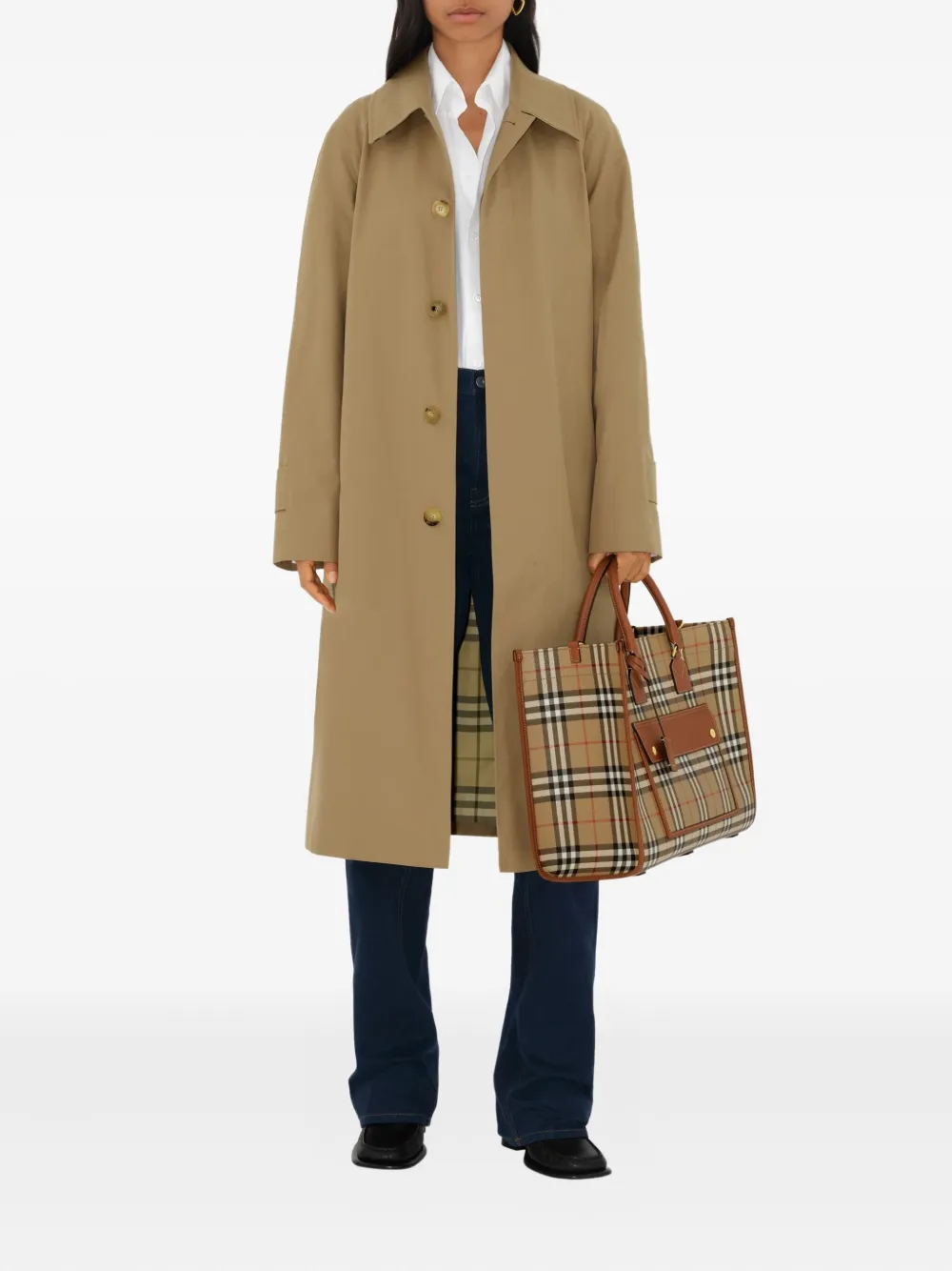 Burberry Freya medium shopper Bruin