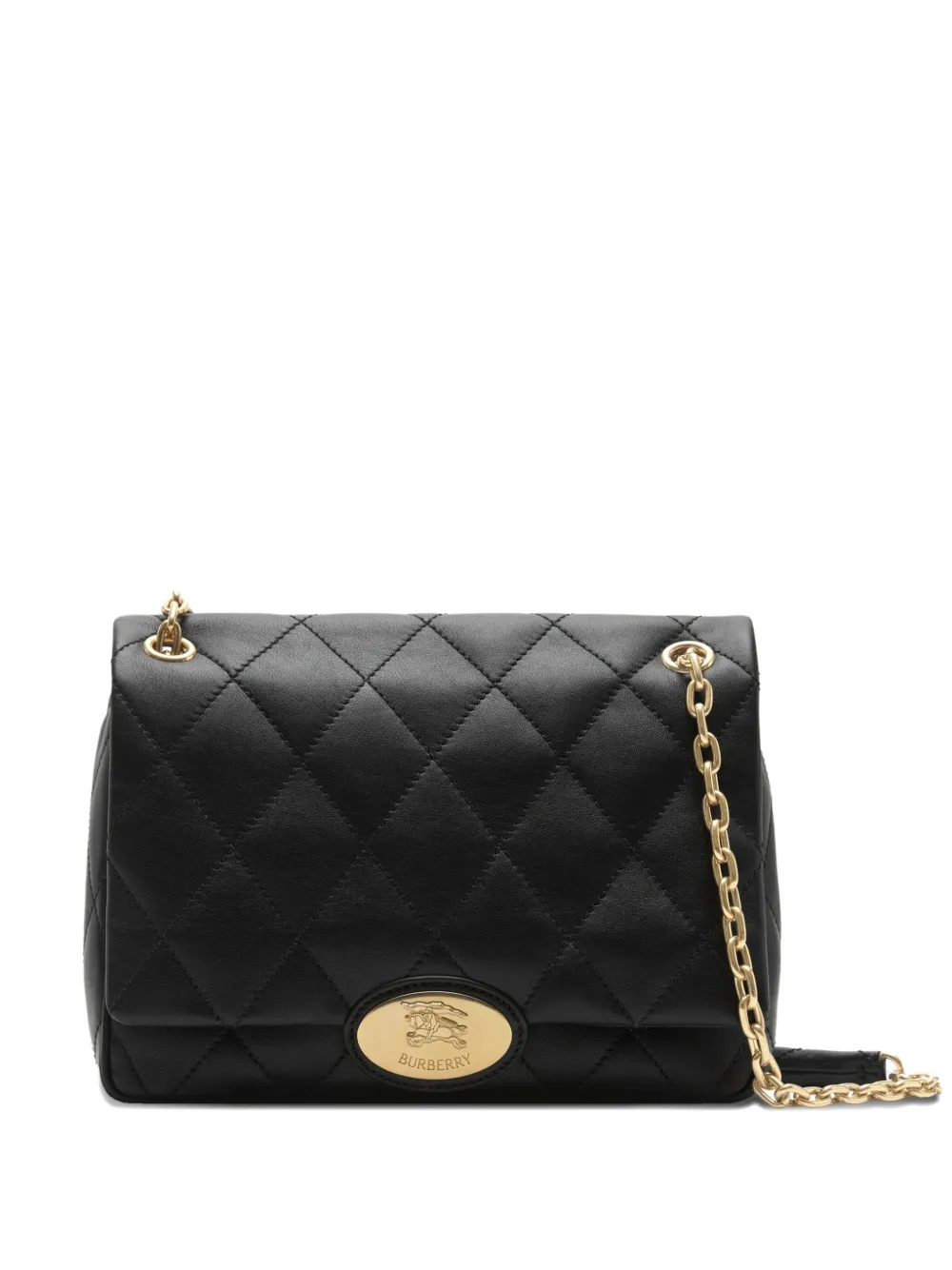 Burberry Strand medium tas Zwart