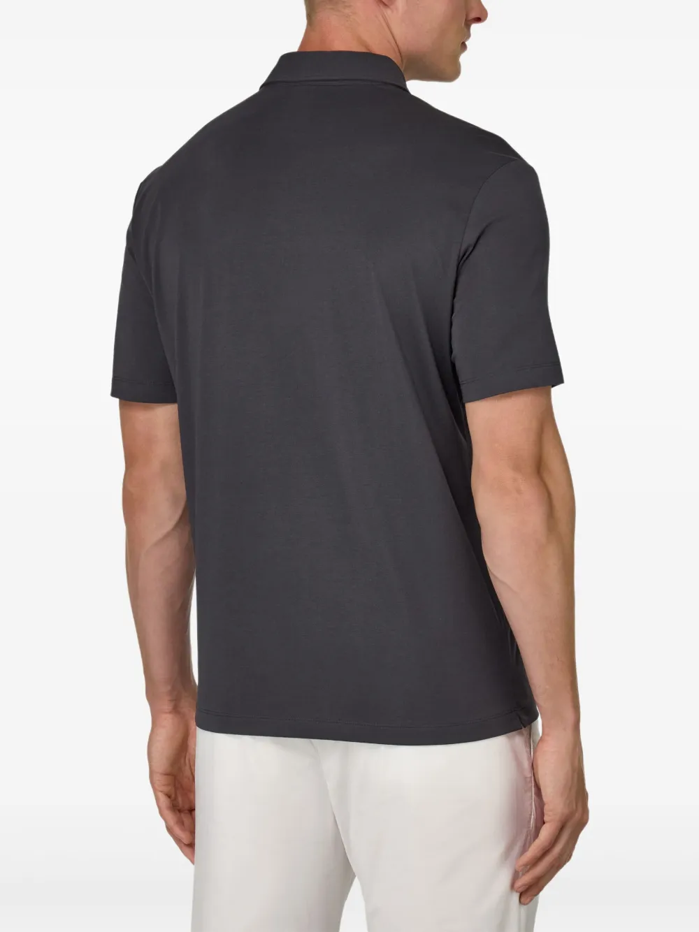 Boggi Milano Jersey poloshirt Zwart