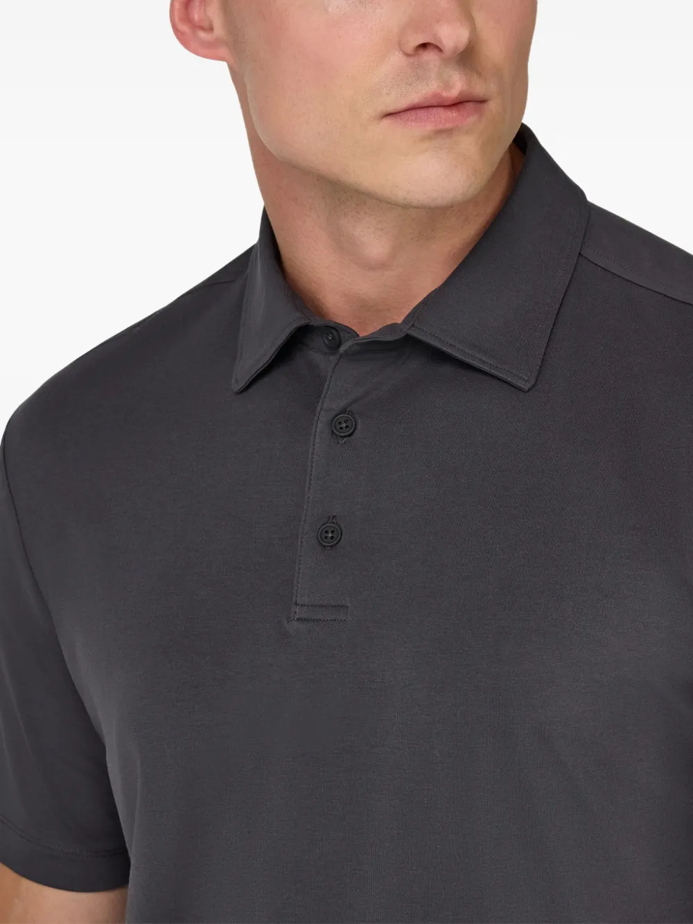Boggi Milano Jersey poloshirt Zwart