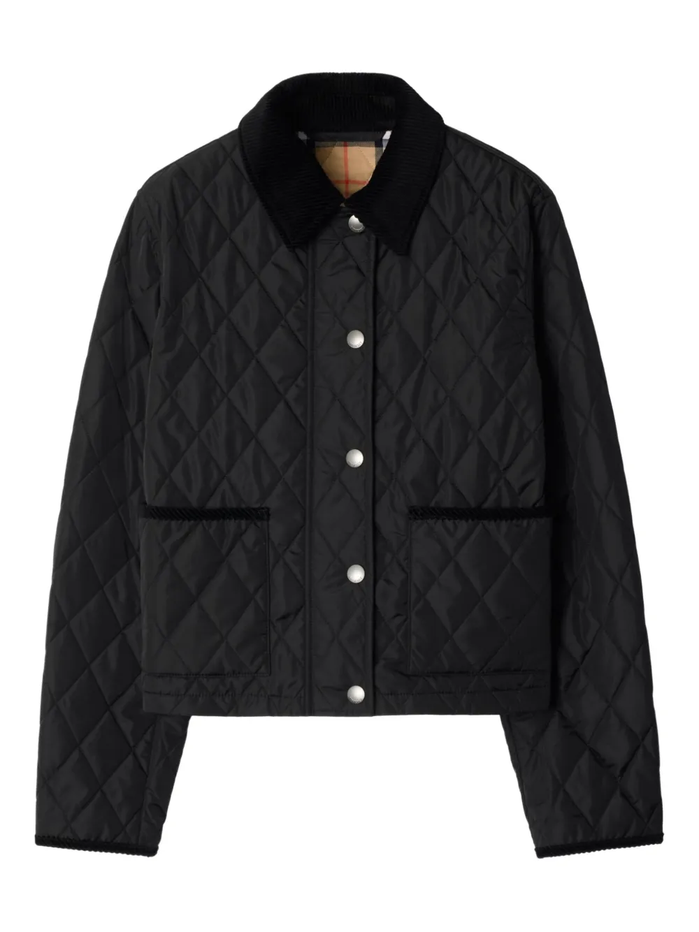 Burberry Quilted Cropped Jacket